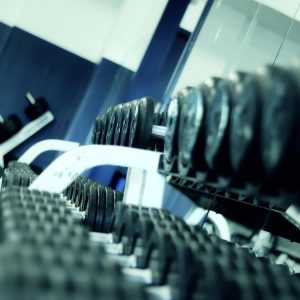 Salle d'entrainement du Apex Fitness.